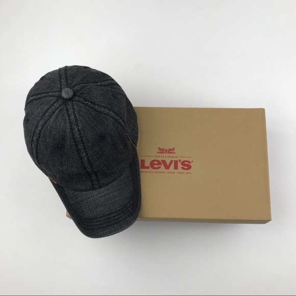 Levi’s Re/Done Denim Strapback Orange Tab Jean Hat - Picture 7 of 8